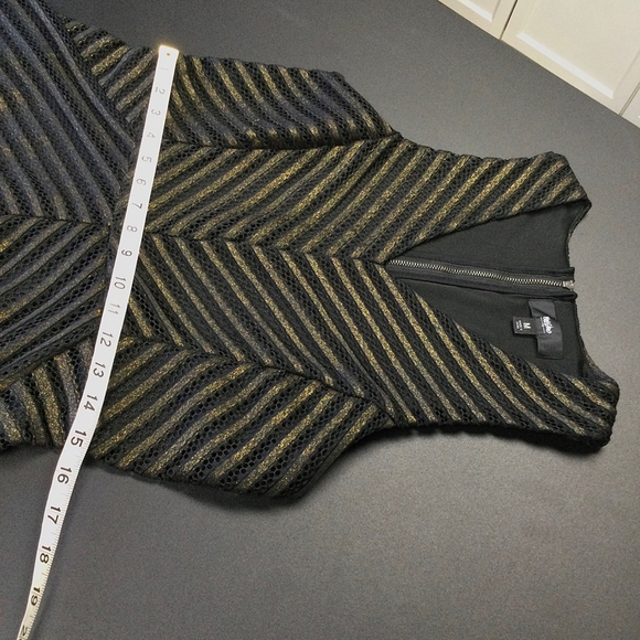 Women's Mossimo Dress Size M Black and Gold - Picture 6 of 11